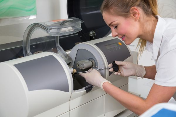 CEREC same-day crown milling machine