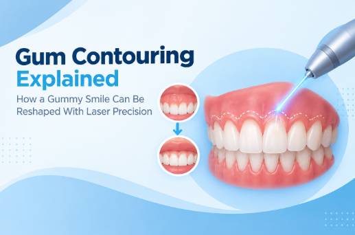 Gum Contouring Explained: How a Gummy Smile Can Be Reshaped With Laser Precision