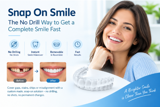 Snap On Smile: The No Drill Way to Get a Complete Smile Fast