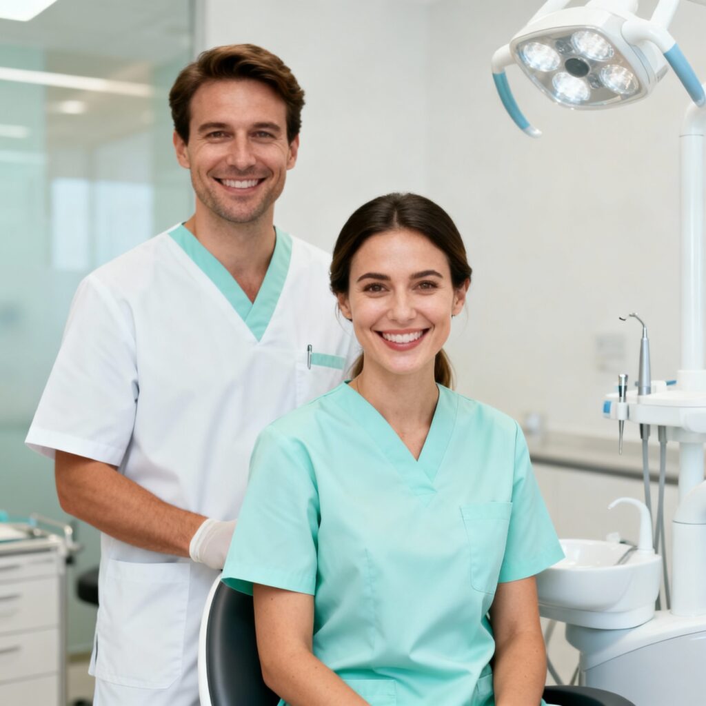 Dentist at Yogi Dental providing patient care in Orange NJ